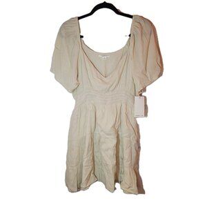 O'Neill Women's Layken Mini Dress Tapioca XL NWT